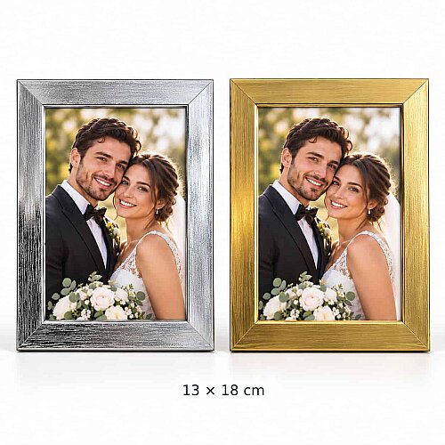 Dekoratif Ahşap Metalik Fotoğraf Çerçevesi - MDF - sanalbayim (1)