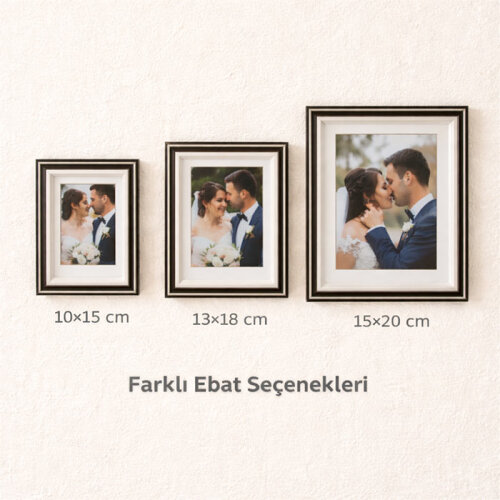 Masaüstü Ahşap Dekoratif Fotoğraf Çerçeveleri -MDF - 16