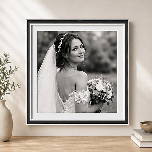 Masaüstü Ahşap Dekoratif Fotoğraf Çerçeveleri -MDF - 10