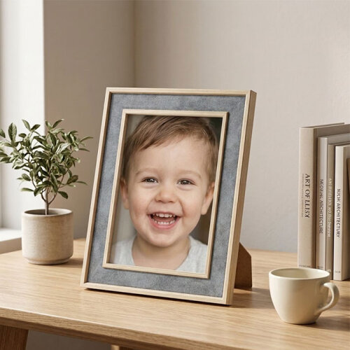 Masaüstü Dekoratif Ahşap Fotoğraf Çerçevesi 15x20 - 4