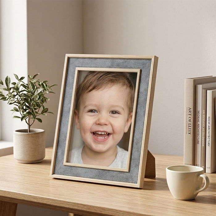 Masaüstü Dekoratif Ahşap Fotoğraf Çerçevesi 15x20 - 4