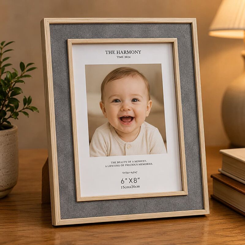 Masaüstü Dekoratif Ahşap Fotoğraf Çerçevesi 15x20 - 1