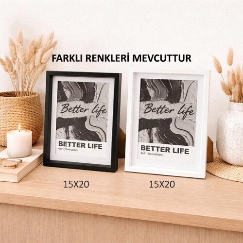 Masaüstü Mdf Ahşap Fotoğraf Çerçeveleri 15x20 - 5