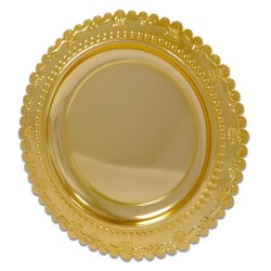 Metal Ödül Tabağı M301A Altın 29cm - 
