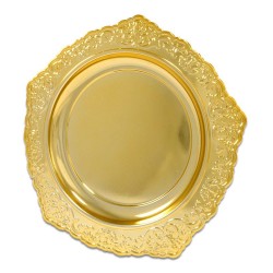 Metal Ödül Tabağı M333C Altın 21cm - 