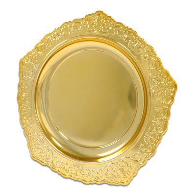 Metal Ödül Tabağı M333C Altın 21cm - 1