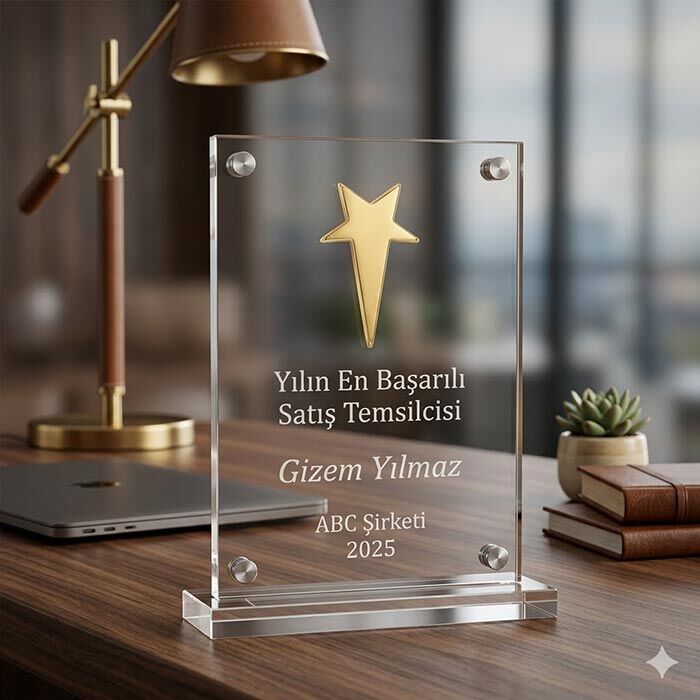 Plaket Aksesuarı Plastik Yıldızlar - 6