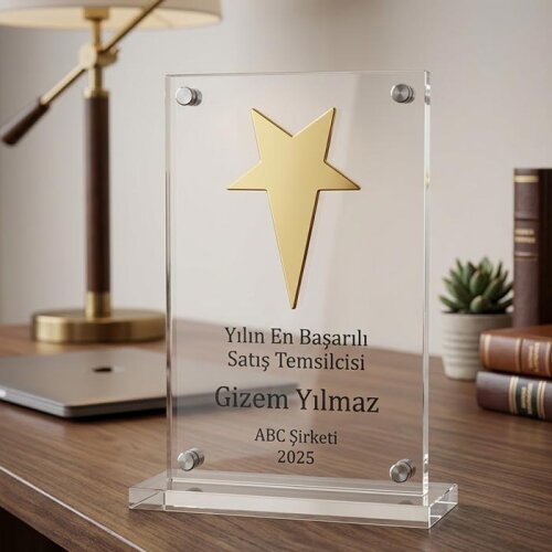 Plaket Aksesuarı Plastik Yıldızlar - 7