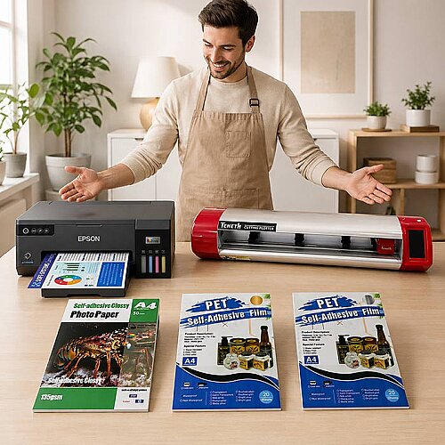 Otomatik Sticker ve Etiket Baskı Seti 44 - Digitronix