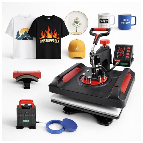 P8001 Freesub Combo 5in1 Transfer Baskı Makinesi - 