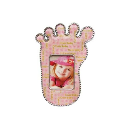 Pembe Ayak Bebek Magnet Çerçevesi - 2