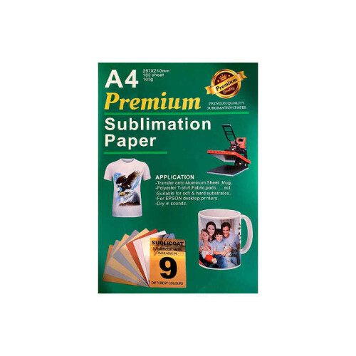 Premium A4 Sublimasyon Kağıdı Sert Zemin 100 Adet - 