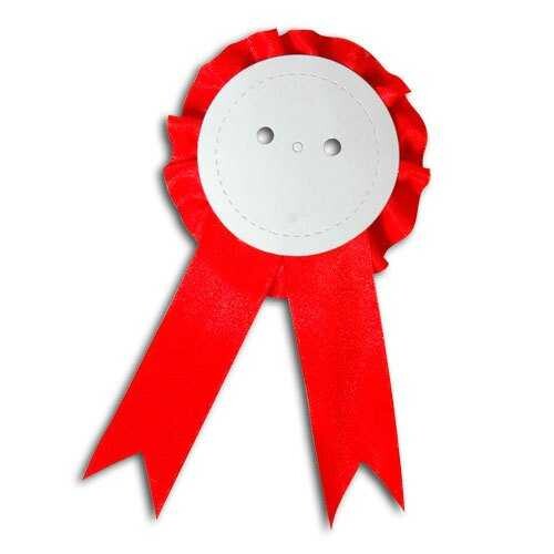 58 mm Buton Rozet Kokart (Beyaz-Kırmızı-Lacivert) - 