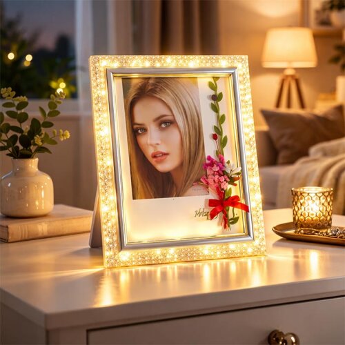 Sihirli Ayna Kristal Fotoğraf Çerçevesi 15x20 - sanalbayim