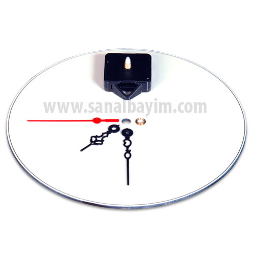 Sublimasyon 30cm Yuvarlak MDF Saat - (1)