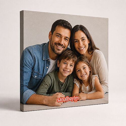 Sublimasyon A3 Kare Kanvas 26,7X26,7cm - 