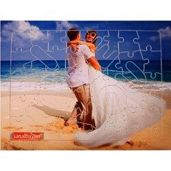 Sublimasyon A4 Puzzle I Love You 51 Parça - 1