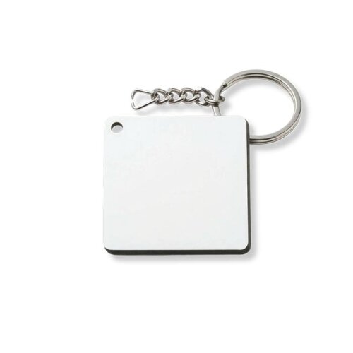 Sublimasyon Anahtarlık HDF Kare Çift Taraflı 5x5cm - (1)