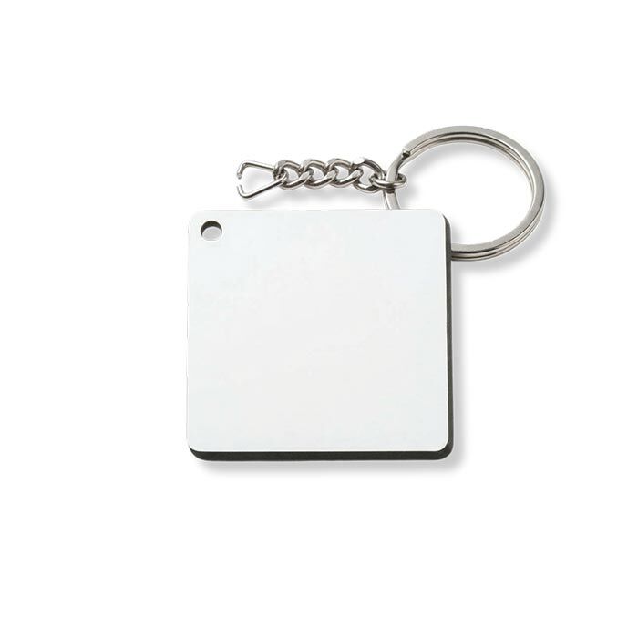 Sublimasyon Anahtarlık HDF Kare Çift Taraflı 5x5cm - 2