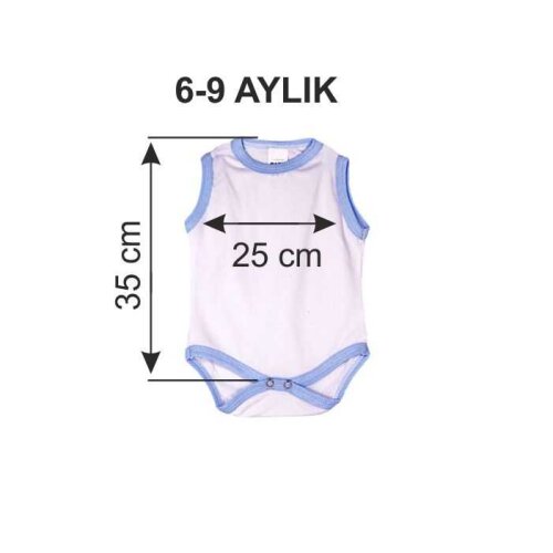 Sublimasyon Bebek Zıbını - Mavi - 3