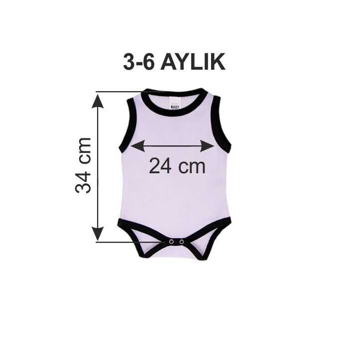 Sublimasyon Bebek Zıbını - Siyah - 2