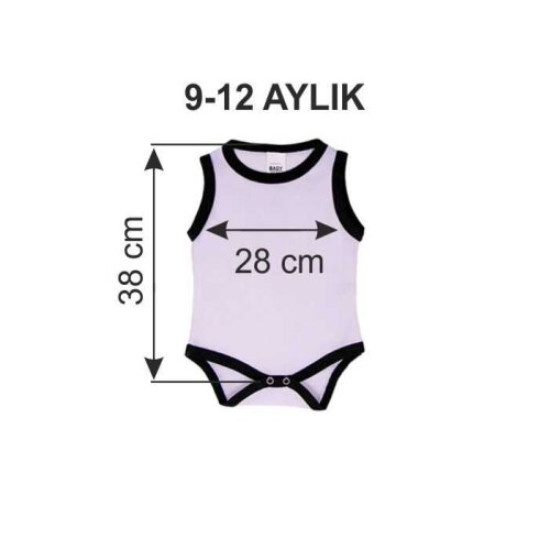 Sublimasyon Bebek Zıbını - Siyah - 4