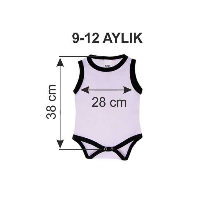 Sublimasyon Bebek Zıbını - Siyah - 4