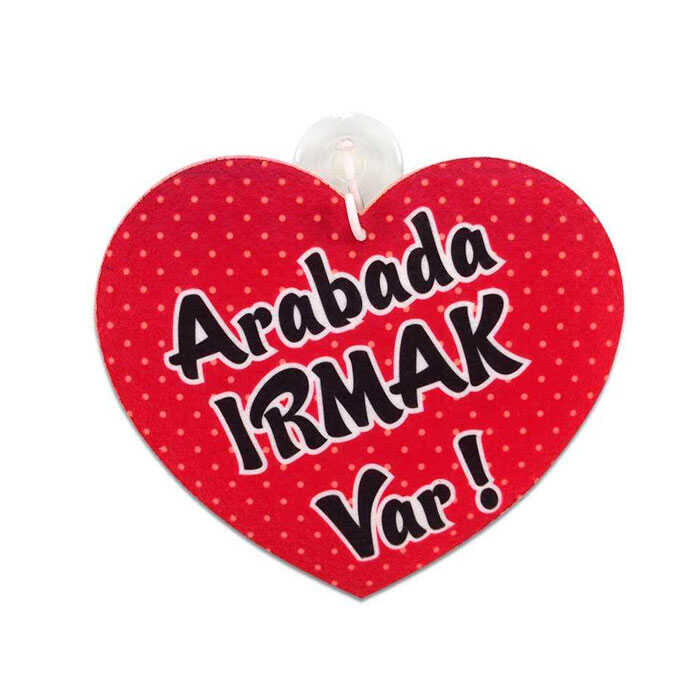 Sublimasyon Fleks Araç Arkası Kalp ARK107 - 2