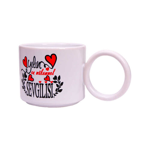 Sublimasyon Halka Kupa - Nescafe Fincanı Kutusuz - 