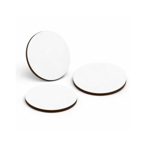 Sublimasyon HDF Bardak Altlığı Yuvarlak 9cm - (1)
