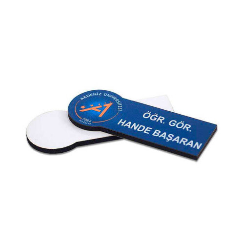 Sublimasyon Yaka İsimlik HDF Faset Dikdört. 30x75 - (1)