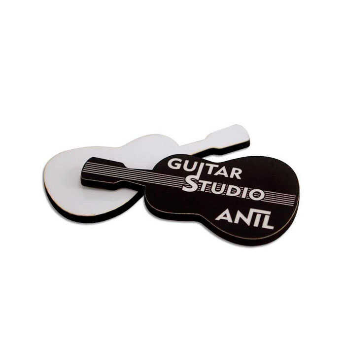 Sublimasyon Ahşap Yaka İsimlik HDF Gitar 40x70mm - 2