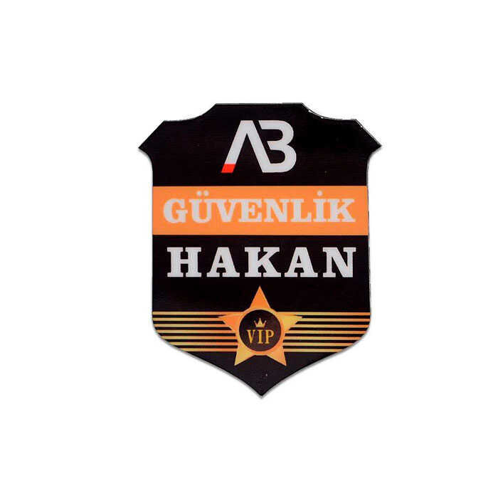 Sublimasyon Yaka İsimliği HDF Kalkan2 50x60mm - 1