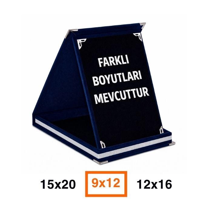 Sublimasyon Kadife Albüm Plaket Kutuları Lacivert - 4