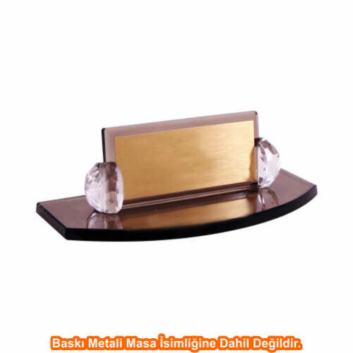 Sublimasyon Kristal Masa İsimliği KC2003 Bronz - 