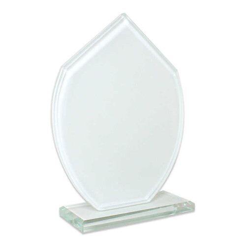 Sublimasyon Kristal Plaket Beyaz Turkuaz - (1)
