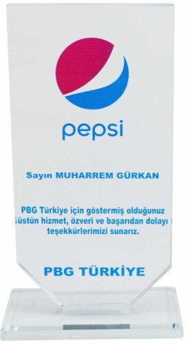 Sublimasyon Kristal Plaket Beyaz Yeşim - 