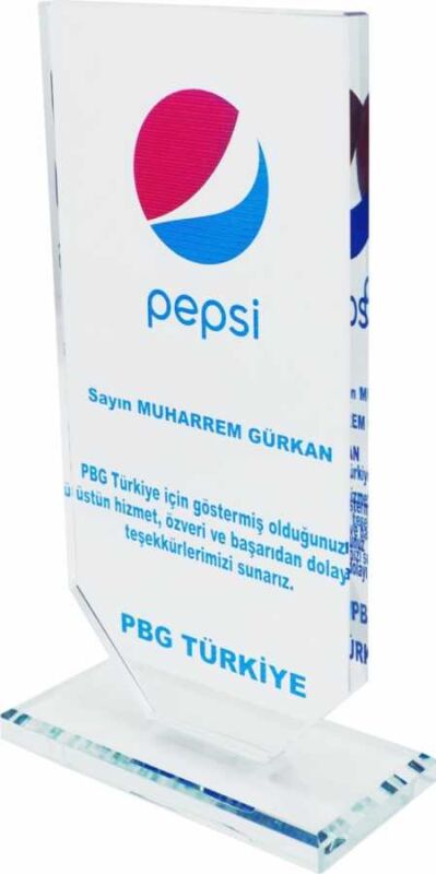Sublimasyon Kristal Plaket Beyaz Yeşim - 2