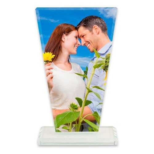 Sublimasyon Kristal Plaket Beyaz Zafer - 