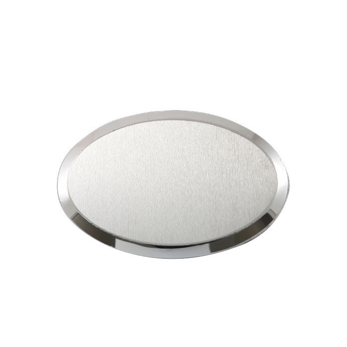 Sublimasyon Metal Yaka İsimlik KC3009 Gümüş Oval - 3