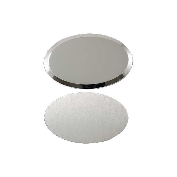 Sublimasyon Metal Yaka İsimlik KC3009 Gümüş Oval - 2