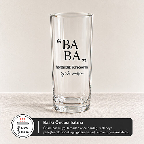 Sublimasyon Rakı Bardağı - (1)