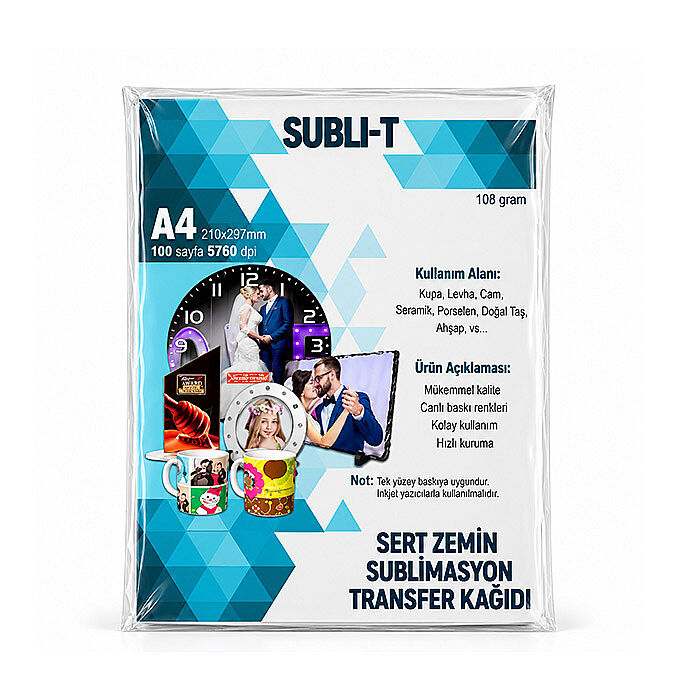 Süblimasyon Sert Zemin Transfer Kağıtları - 3