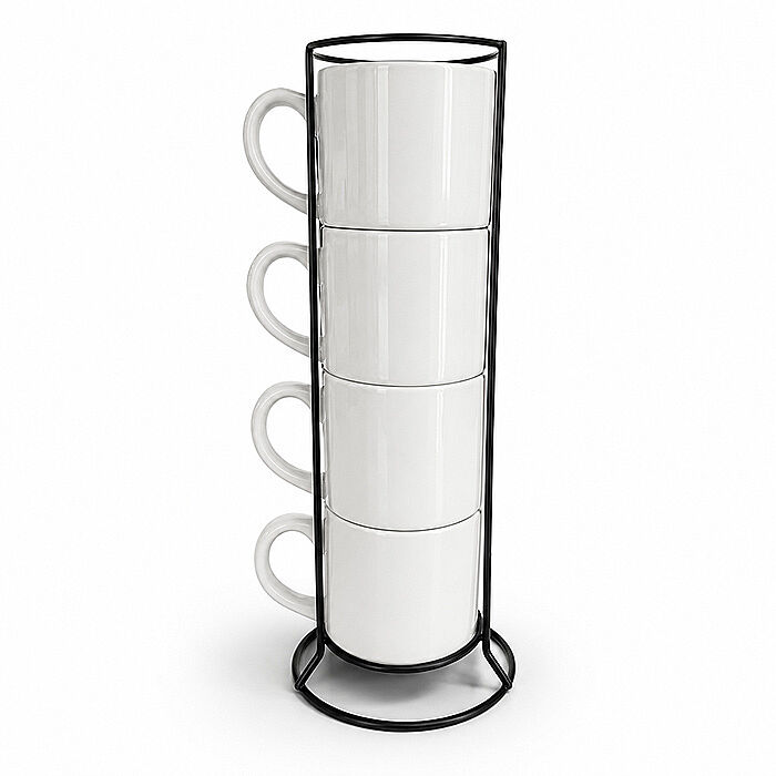 Sublimasyon Standlı Nescafe Fincan Seti - 4lü - 2