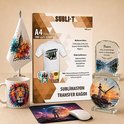 Süblimasyon Tekstil Transfer Kağıtları - Subli T