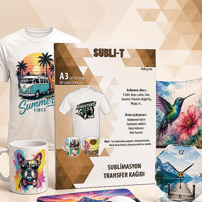 Süblimasyon Tekstil Transfer Kağıtları - 2