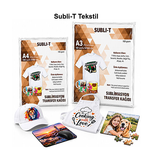Süblimasyon Tekstil Transfer Kağıtları - 1