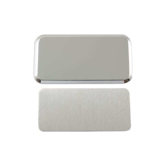 Sublimasyon Yaka İsimlik Metal KC3017 Gümüş Dikdö - 3