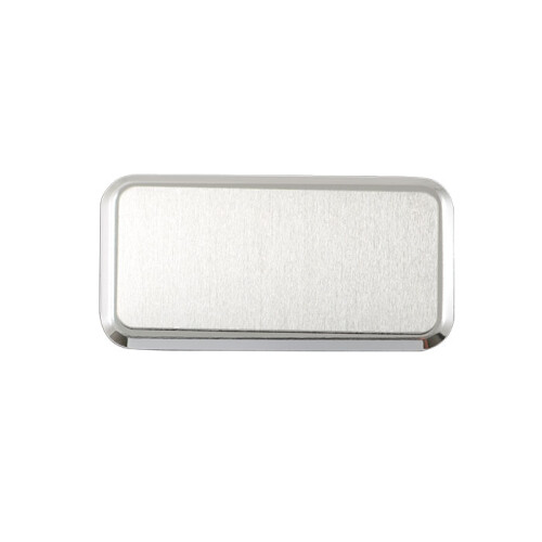 Sublimasyon Yaka İsimlik Metal KC3017 Gümüş Dikdö - 4