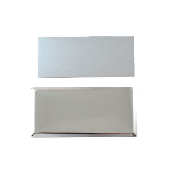 Sublimasyon Yaka Kartı KC3010 Gümüş Dikdörtgen - 3
